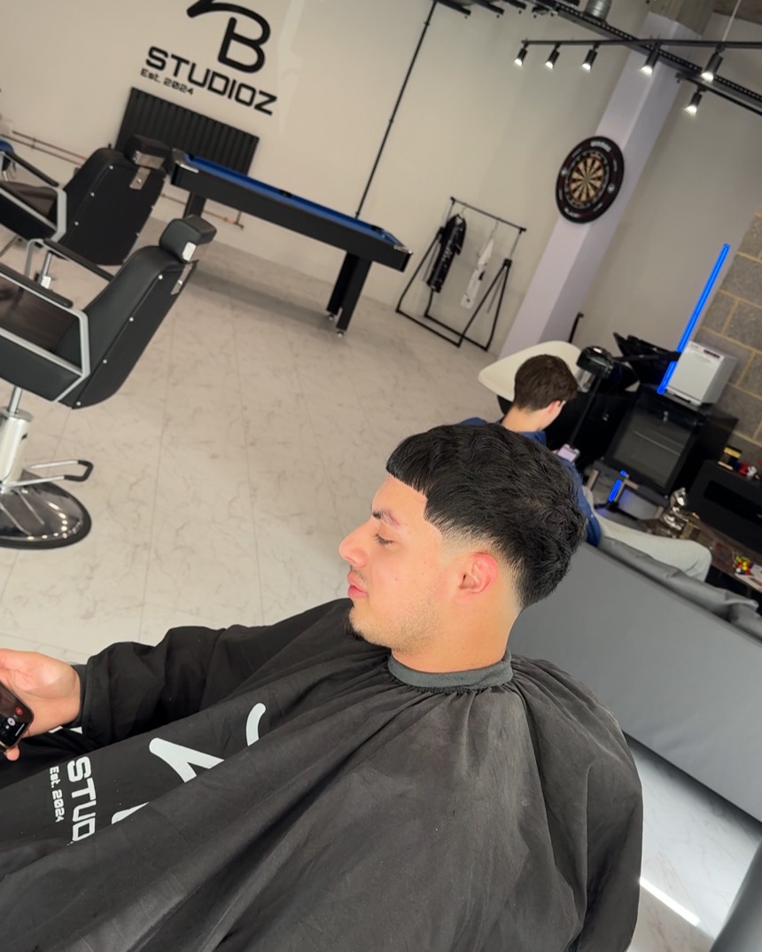 A fresh fade finished in the chair at ZB Studioz, Hackney Wick